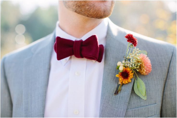 Marsala Men's Fashion: Marsala Bow Tie