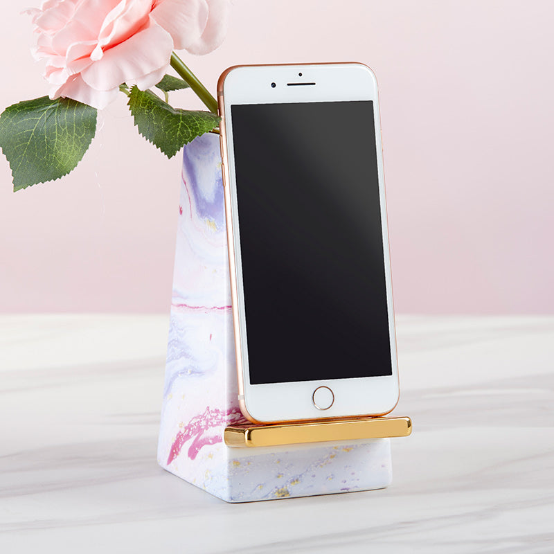 Marble Phone Stand | Gifts for Your Bridesmaids Under 21 | My Wedding Favors