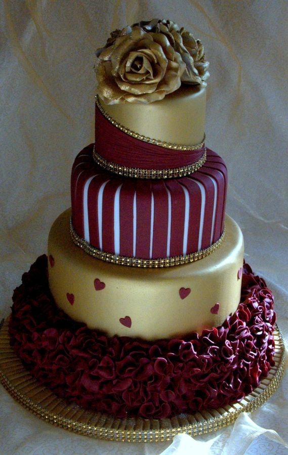 Marsala Wedding Cakes