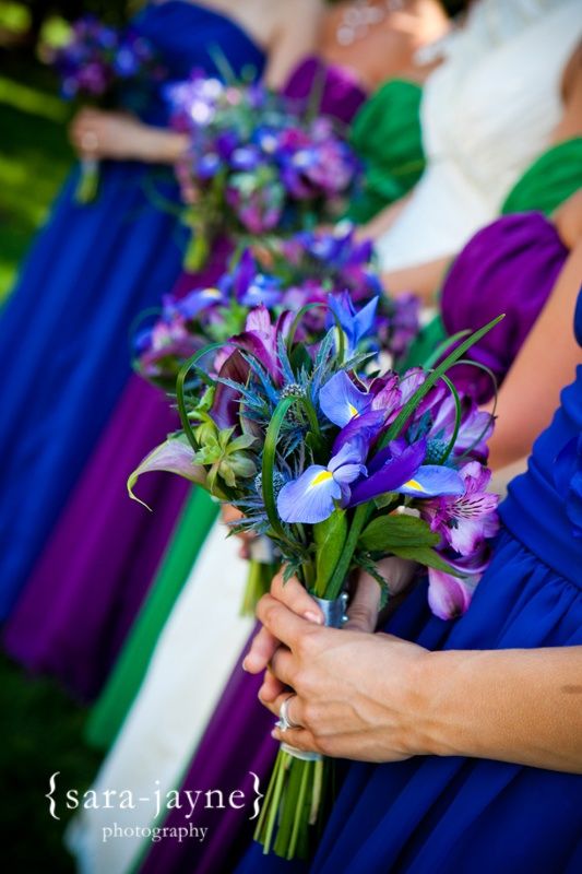 Summer Wedding Flowers: Irises