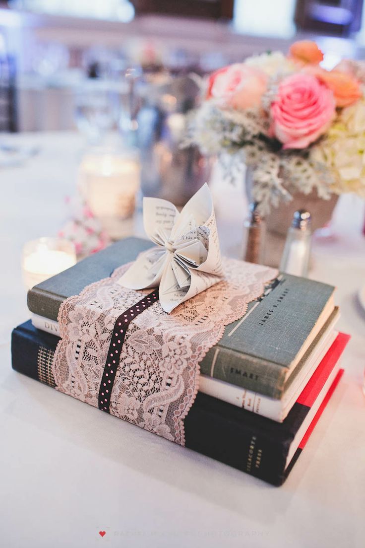 Book Themed Bridal Shower: Book Place Setting | Rachel McCauley Photography