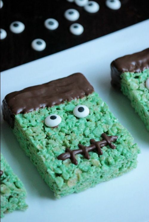 Frankenstein Treats | Spooky Food For a Halloween Party | My Wedding Favors