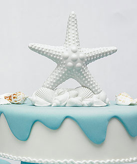 Starfish Cake Topper | 8 Cake Toppers For a Show Stopping Wedding | My Wedding Favors