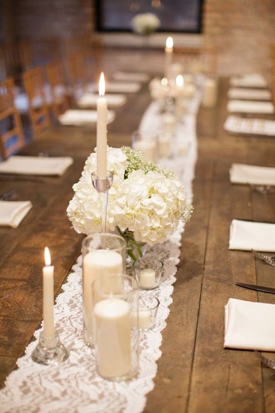 Lace Table Runners | Incorporating Lace Into Your Wedding | My Wedding Favors