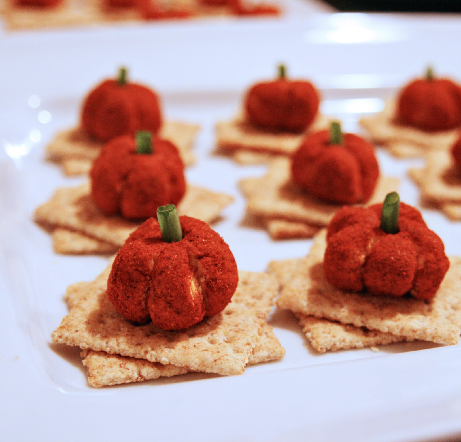 Pumpkin Cheese Balls | Spooky Food For a Halloween Party | My Wedding Favors