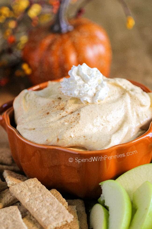 Pumpkin Dip | Planning The Perfect Pumpkin Themed Shower | My Wedding Favors