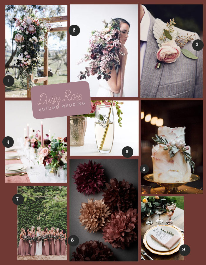 Dusty Rose Autumn Wedding | A Dusty Rose Autumn Wedding | My Wedding Favors