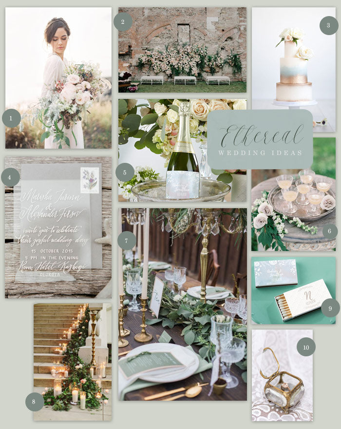 10 Ideas for an Ethereal Wedding – My Wedding Favors Blog