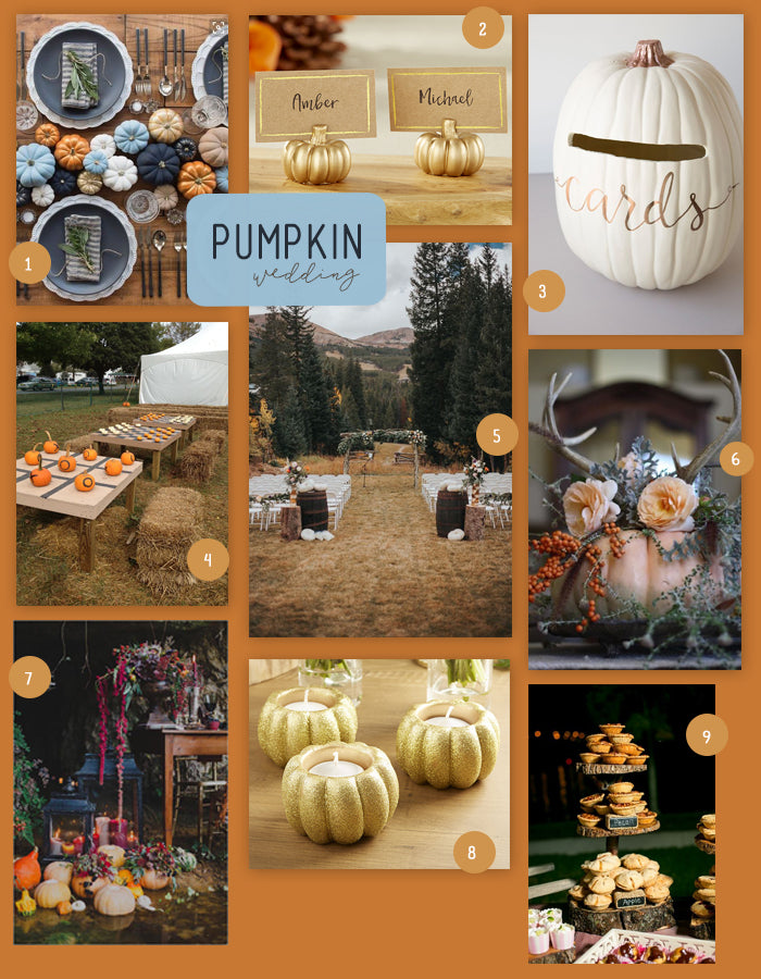 Ways to Incorporate Pumpkins into Your Wedding | My Wedding Favors