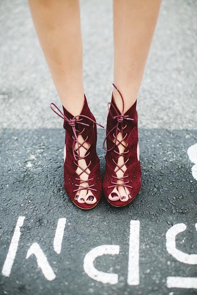 Marsala Wedding Shoes: Beautiful Shoes