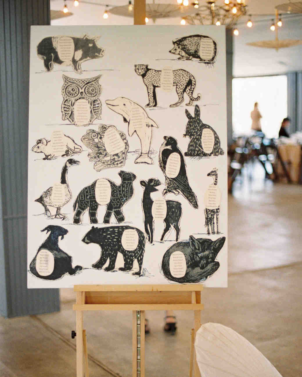 Animal Themed Seating Chart | 5 Creative Seating Arrangement Ideas | My Wedding Favors