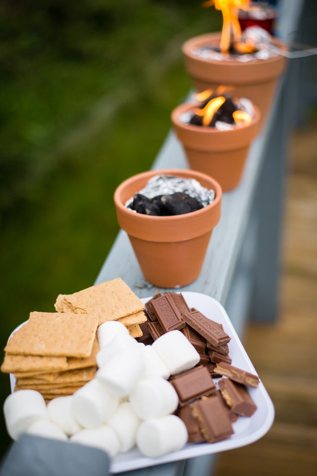 S'More Station | 7 Outdoor Bridal Shower Treats | My Wedding Favors