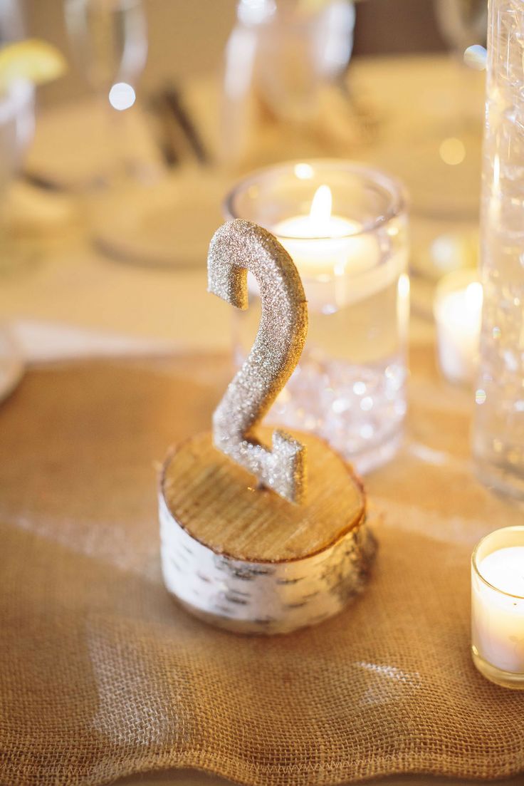 Birch Wedding Theme: Birch Table Numbers