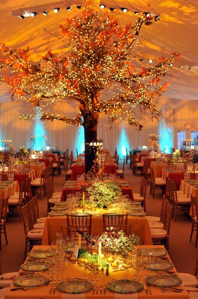 Autumn Wedding Indoors | Hot Tips for Planning an Autumn Wedding | My Wedding Favors