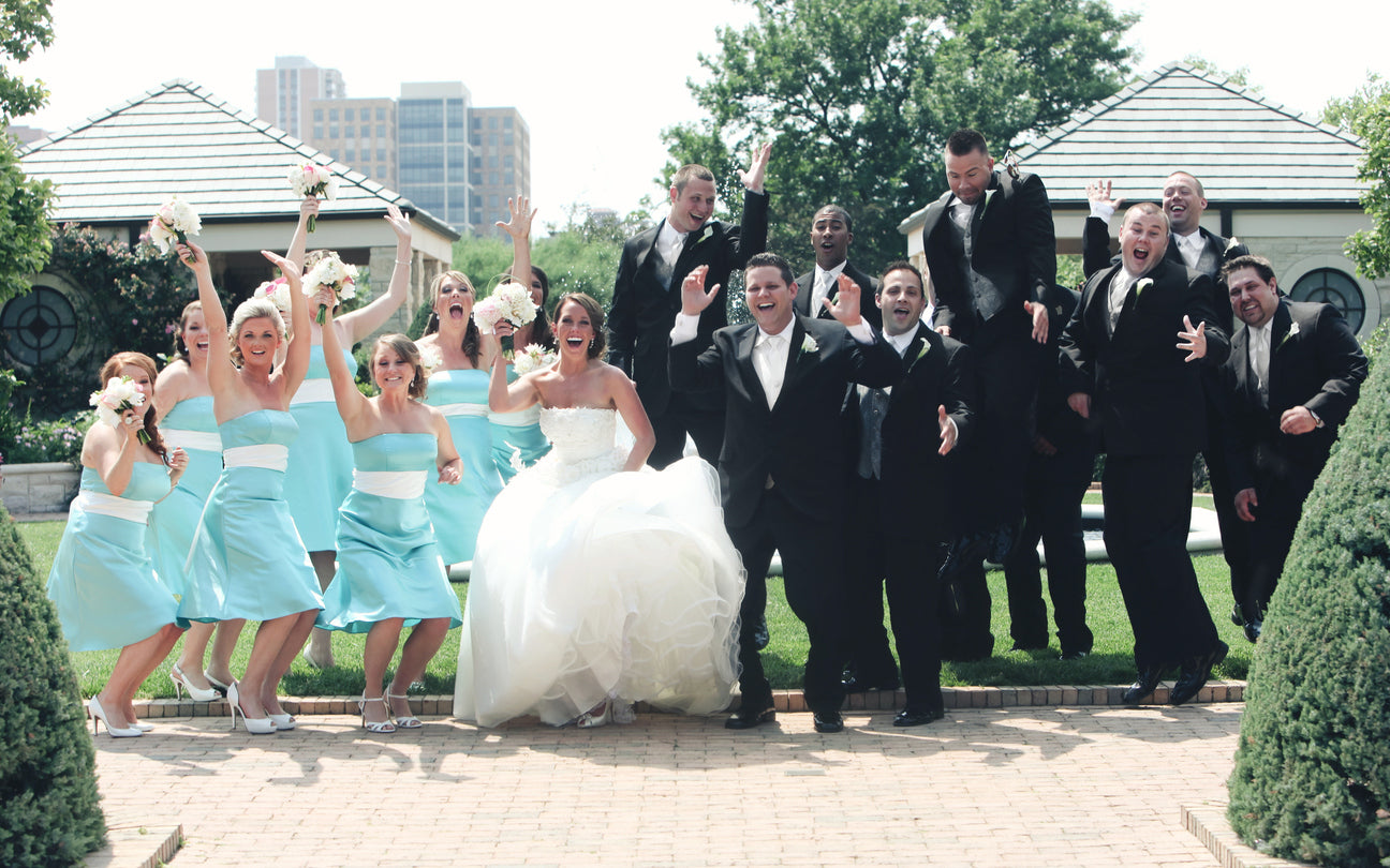 Bridal Party Jumping | Should You Have a Sibling in Your Bridal Party? | My Wedding Favors