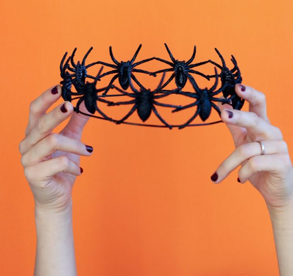 Halloween Bachelorette Party: Spider Crown