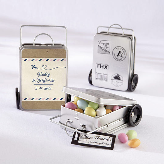  Fun Express Wedding Personalized Mint Tins, Set of 24 :  Grocery & Gourmet Food