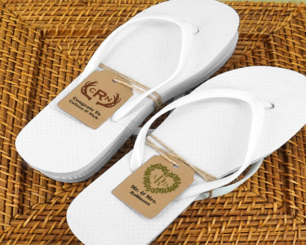 flip flop wedding favors