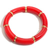 Acrylic Tube Bead Stretch Bracelet
