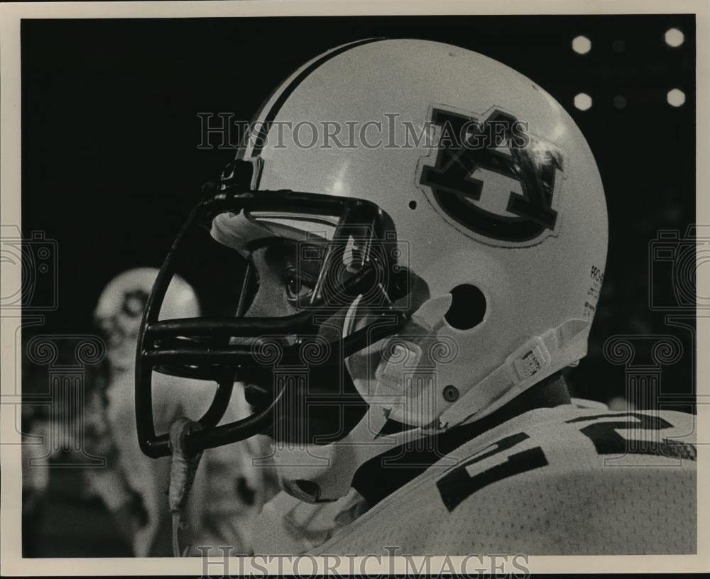 Closeup Of Auburn University Football Player Brent Fullwood 1986 Vintage Press Photo Historic Images