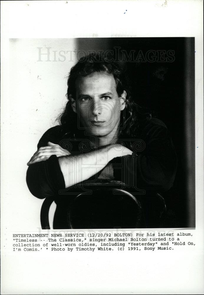 1993 Press Photo Michael Bolton Musician Dfpd28641 Historic Images 