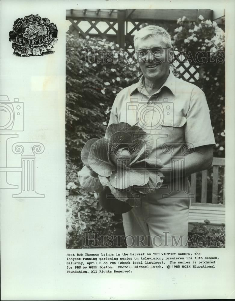 Bob Thomson Brings In The Harvest On The Victory Garden 1985