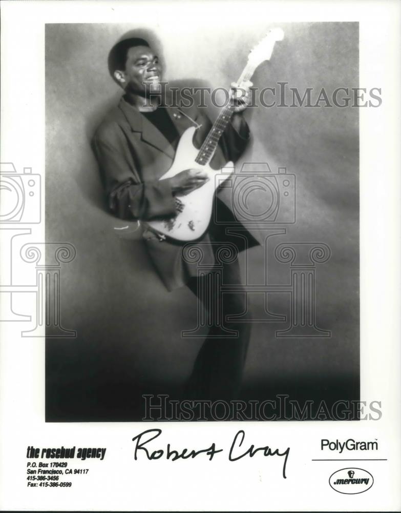 1992 Press Photo Robert Cray Blues Guitarist Singer Cvp01822