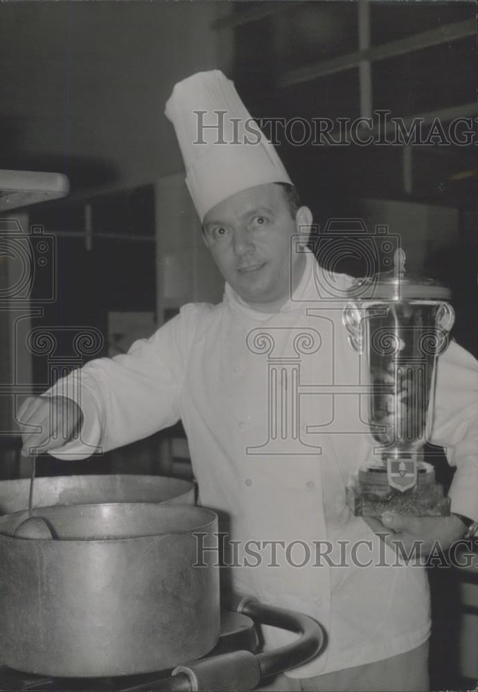 1967 Press Photo Francea A S Top Chef A A Aœ Andre Montagne Historic Images