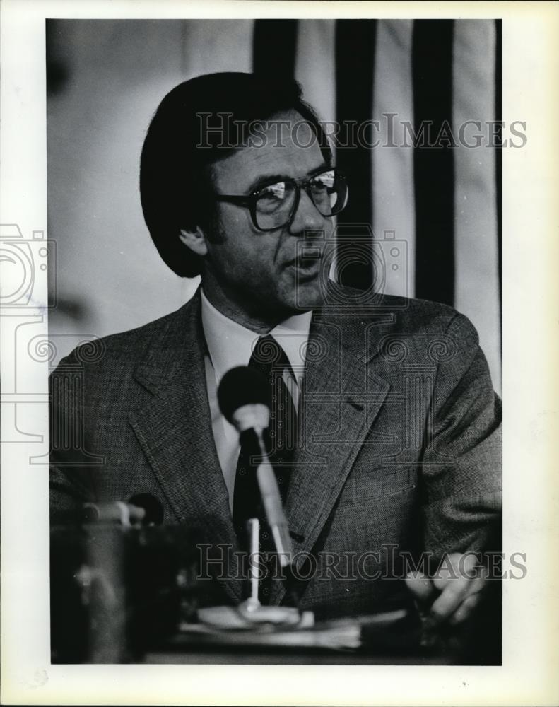 1980 Press Photo Republican Washington state Chairman Ken Eikenberry ...