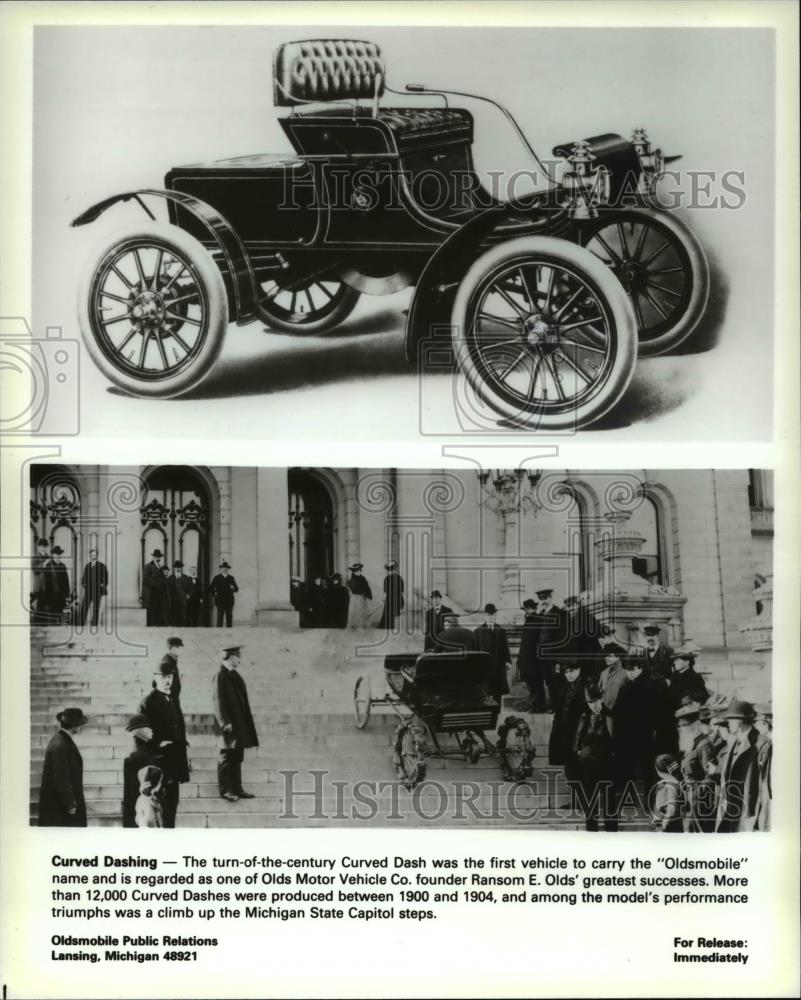 1989 press photo curved dash by oldsmobile historic images historic images outlet