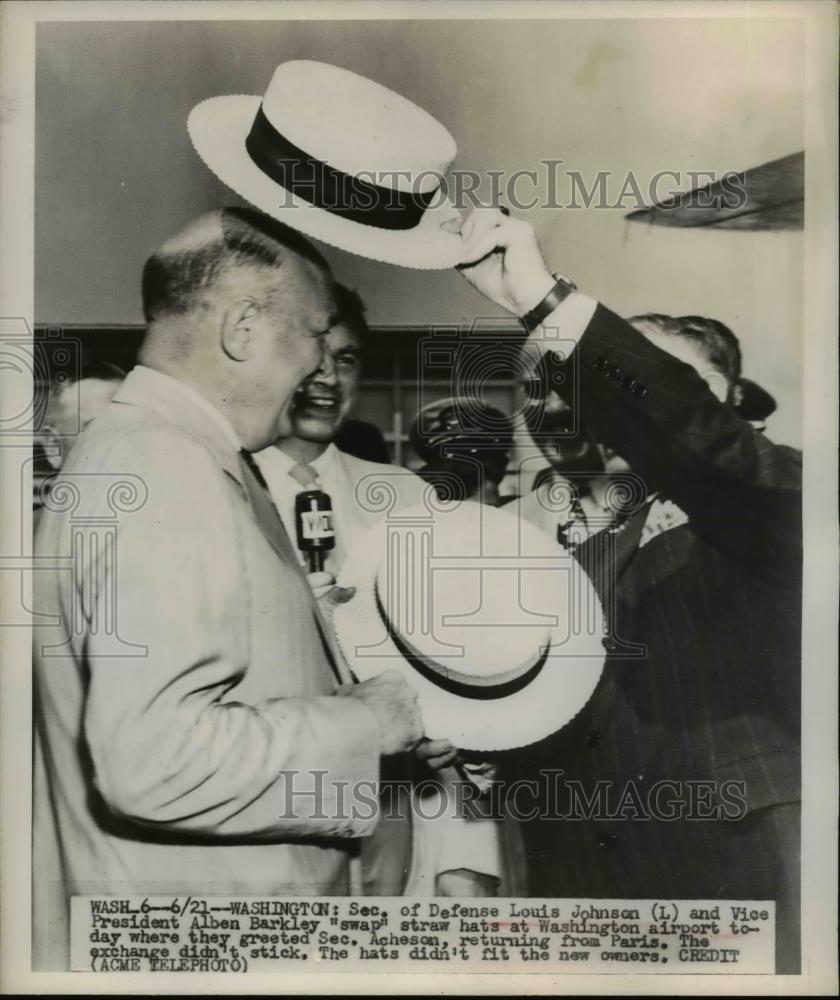 1949 US VP Alben Barkley of Kentucky w 2nd Wife Jane Wedding Day