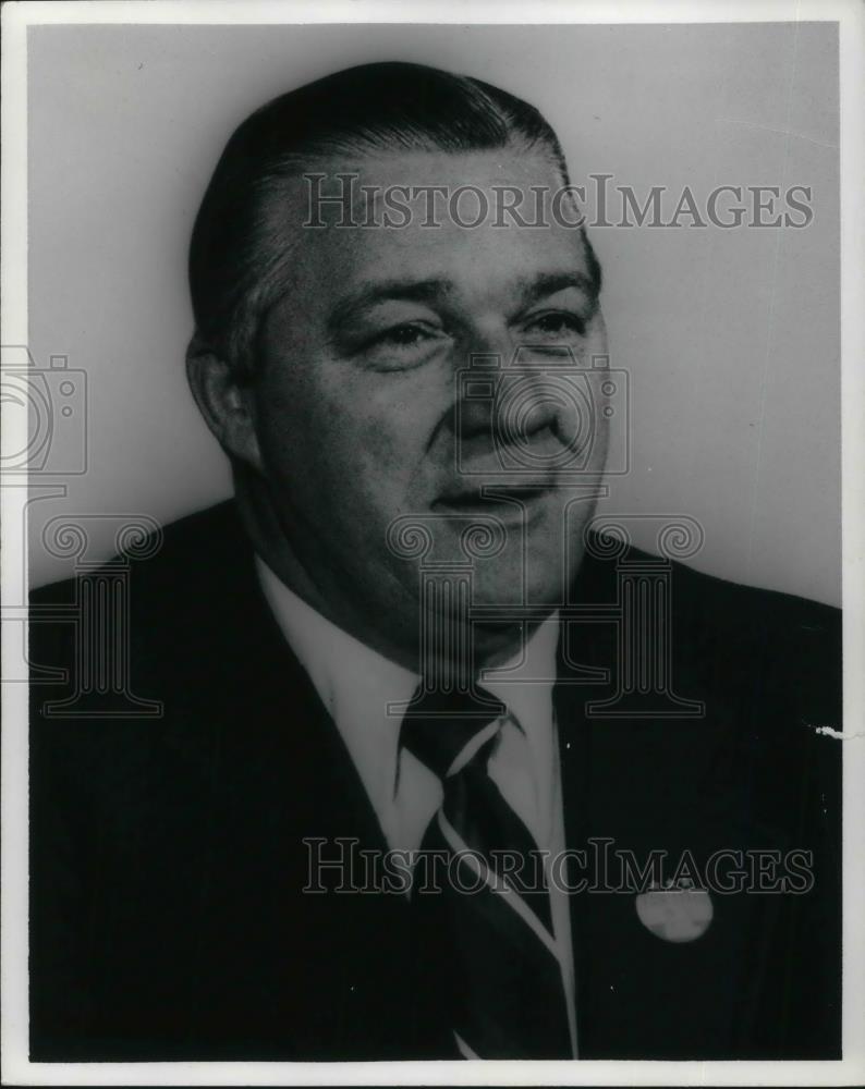 1976 Press Photo Francis E Gaul Cuyahoga County Treasurer cvp12066