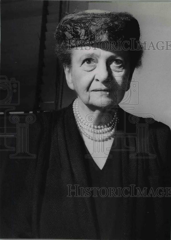 1957 Press Photo Frances Perkins Nations First Women Cabinet Member Historic Images 2606