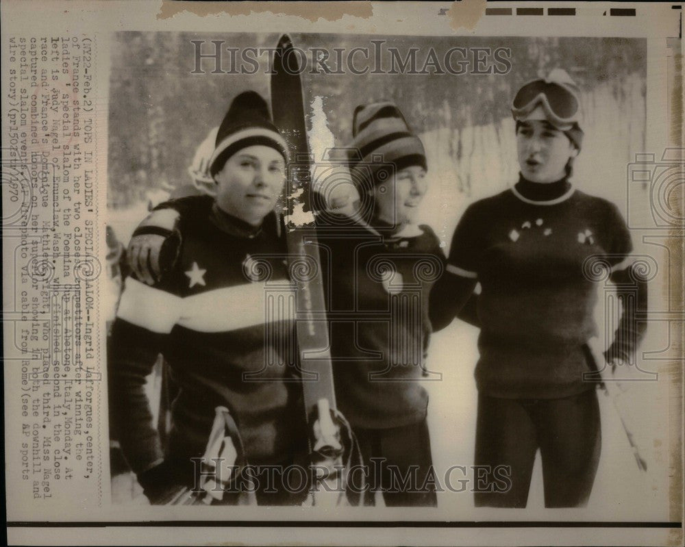 1968 Press Photo Roumanian Skater Beatrice Hustiu Historic Images