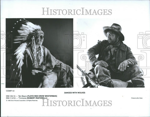 1990 Press Photo Robert Pastorelli Floyd Red Crow - Historic Images