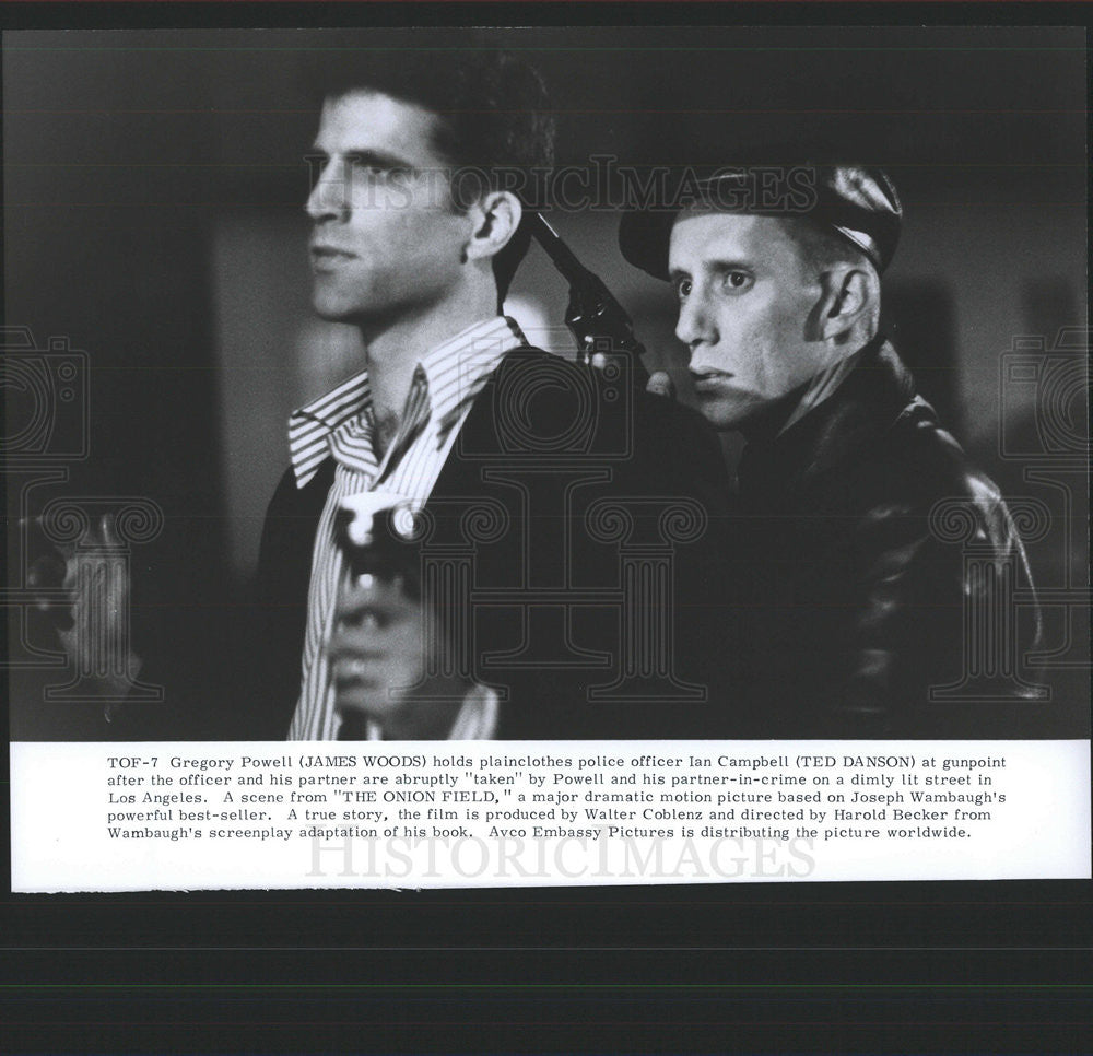 James Woods And Ted Danson In The Onion Field 1979 Vintage Promo Photo Print Historic Images