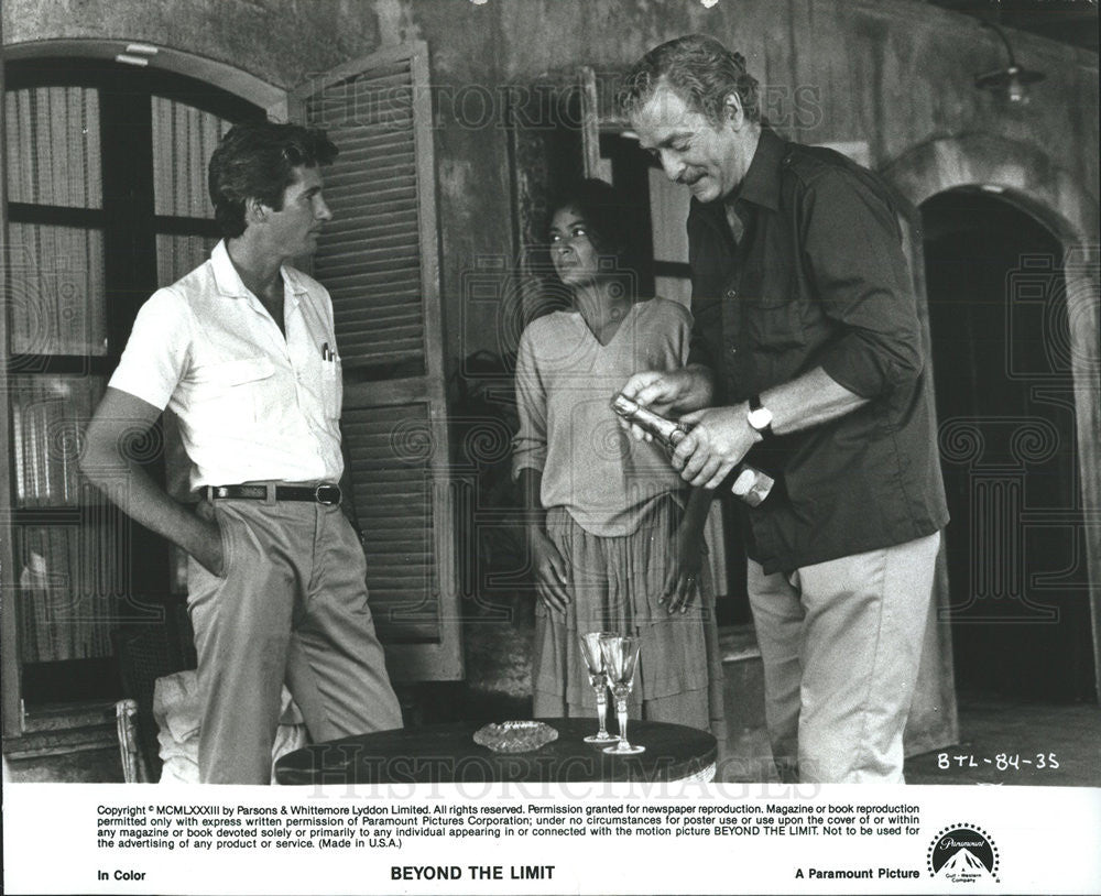 Michael Caine Actor Richard Gere Elpidia Carrillo Beyond Limit 19 Vintage Promo Photo Print Historic Images