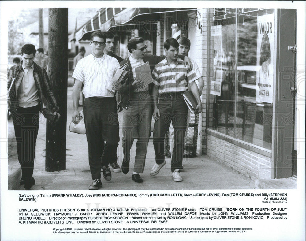 Frank Whaley Tom Cruise Born On The 4th Of July 1989 Vintage Promo Photo Print Historic Images