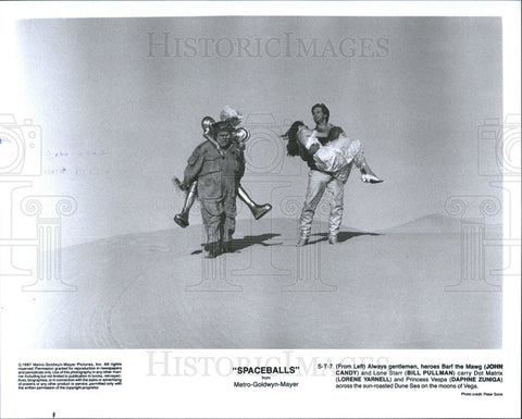 1987 Press Photo John Candy, Bill Pullman, Lorene Yarnell and Daphne Zuniga