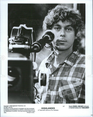 1986 Press Photo Russell Mulcahy in "Highlander" - Historic Images