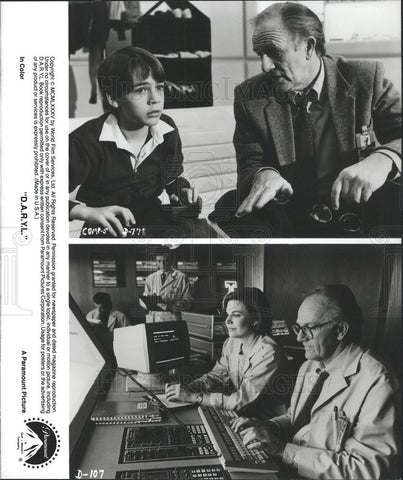 1985 Press Photo Film D.A.R.Y.L. Mary Beth Hurt Michael McKean Josef Sommer - Historic Images