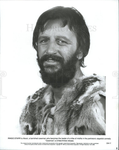 1981 Press Photo Ringo Starr Actor Caveman - Historic Images