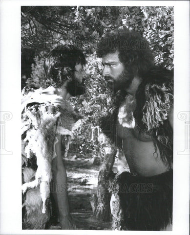 1981 Press Photo Ringo Starr John Matuszak Actors Caveman - Historic Images