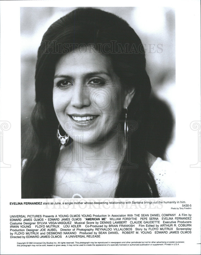 Film American Me Evelina Fernandez 1992 Vintage Promo Photo Print