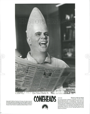1993 Press Photo Dan Aykroyd Actor Comedian Beldar Coneheads Comedy Film Movie - Historic Images