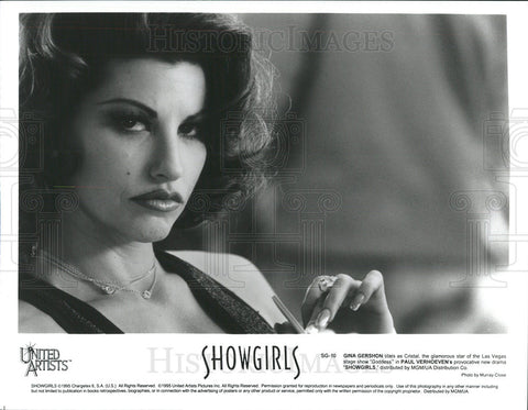 1995 Press Photo Gina Gershon Actress Provocative Drama Movie Film Showgirls - Historic Images