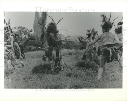 1987 Press Photo A Ritual Death From "Howling III" - Historic Images