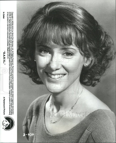 1985 Press Photo Mary Beth Hurt in "D.A.R.Y.L." - Historic Images