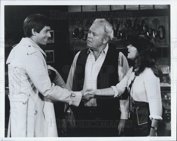 Press Photo Carroll O'Connor Denise Miller ARCHIE BUNKER'S PLACE ...