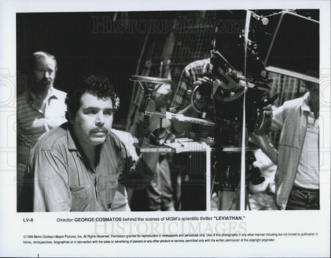 1989 Press Photo George Cosmatos, Director, Leviathan - Historic Images